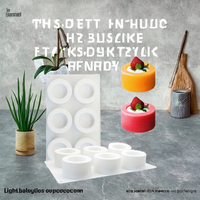 Moule en silicone jetable KINHONE pour fruits et chocolat, fraise, litchi, ananas, citron, melon, gâteau, mousse, fondant, outil de pâtisserie