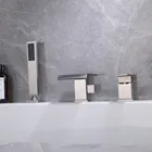 Robinet de baignoire en laiton finition noire à poignée unique, produit par Aqua Gallery à Foshan, Chine, bon prix