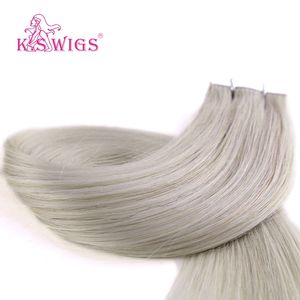 Extensiones de cabello humano virgen 100% KSWIGS, venta al por mayor directamente de fábrica, extensiones de cabello con cinta invisible para salones y distribuidores. - Product Image 3