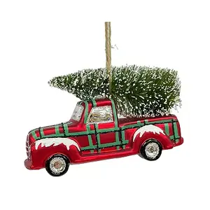 NOXINDA Christmas Decoration Supplies Christmas Gifts Red Trucks And Presents Truck Party Other Home Decor Car For Kids