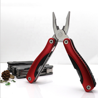 Outil multifonction, pinces DIY, aluminium, camping, randonnée, chasse, pêche, acier inoxydable, outils pliables de poche, clé, lame de scie, OEM