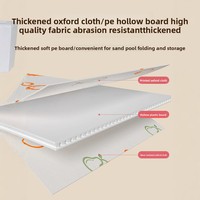 Parc pour enfants pliable, tapis d'éveil intérieur pour bébé, clôture de protection pour la marche, interaction parent-enfant en tissu