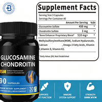 Capsules OEM Halal MSM Glucosamine 1500 Chondroïtine 800 – Compléments pour la Santé des Articulations et des Os – Capsules MSM Glucosamine Chondroïtine