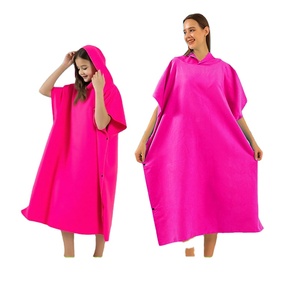 Cape de bain moderne de luxe à séchage rapide en microfibre ultra-fine, serviette de plage personnalisée grande taille pour se changer - Product Image 1