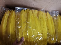 Plume de dinde jaune plume pour bricolage coiffure artisanat chapeau cheveux Costume Cosplay accessoire carnaval fête mariage maison décor Floral