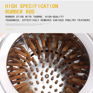 Offre Spéciale : Plumeuse Automatique en Acier pour Volailles – Machine Agricole pour le Nettoyage et la Plumeuse des Poulets, Idéale pour les Lignes d'Abattage en Abattoir - Product Image 4