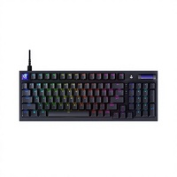 Clavier mécanique USB filaire G316, 98 touches, éclairage RGB, clavier de jeu 8K pour PC, cadeau pour les joueurs de Valorant
