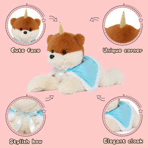 Peluche de Perrita Mamá Acogedora <span class=keywords><strong>en</strong></span> Posición Acostada, Juguete de Peluche Colorido para Niños, Regalo Ideal para Baby Shower y Decoración de Guardería - Product Image 2