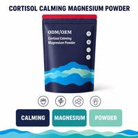 Poudre d'électrolytes de magnésium apaisante pour le cortisol, soulagement du stress, soutien à la relaxation, amélioration de l'humeur et du sommeil, OEM, étiquette privée personnalisée