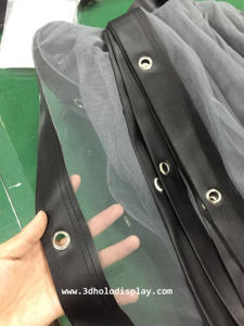 3Dホログラフィックプロジェクションスクリーン中国プロフェッショナルホログラムメッシュスクリーン高品質透明ホロガーゼ - Product Image 6