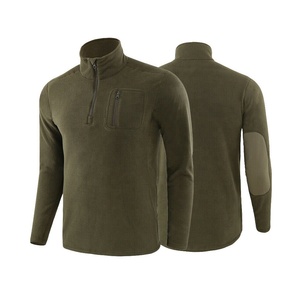 Long-Zipper Fleece Léger Stand-Collar Style Européen Hommes Hiver Camo-Vêtements Chasse Vestes De Pêche Avec Fermeture À Glissière - Product Image 1