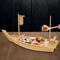 Plateau de service en bambou pour sushi, extra large, assiettes à sushi, service traiteur, plateau de service pour sashimi