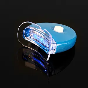 Portable 1*led Mini Blue Led Cold Light Teeth Whitening Machine For Salon Private Label