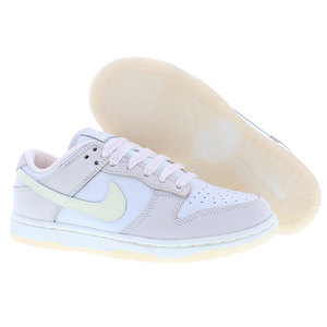 Zapatillas Nike Dunk Low Premium de Cuero para Mujer, Color Rosa Claro Leche de Coco, Estilo Baloncesto - Product Image 4