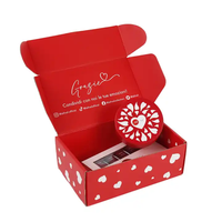 Boîte en carton ondulé écologique pour kit à lèvres, logo personnalisé, boîte d'expédition, boîte en papier pour rouge à lèvres, baume à lèvres, gloss, emballage de kit à lèvres