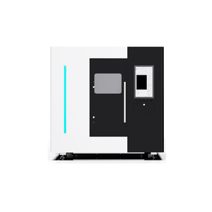Máquina de Corte Láser de Fibra Metálica con Mesa de Intercambio Totalmente Cerrada, Acero Inoxidable y Carbono, Alta Eficiencia 1500W 2000W 3000W 12000W - Product Image 4