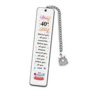 10 16 18 20 30 <span class=keywords><strong>cumpleaños</strong></span> marcapáginas Metal Acero inoxidable <span class=keywords><strong>Feliz</strong></span> <span class=keywords><strong>cumpleaños</strong></span> marcapáginas regalo - Product Image 6