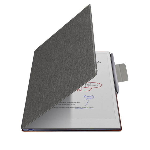 Custom Logo PU Leather Slim Lightweight Book Folio Protective Magnetic Cover Case for Remarkable Paper Pro Move 7.3 Inch 2025