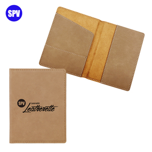 Laserable khắc giả da PU da cuốn sách hộ chiếu, tùy chỉnh thiết kế in ấn người giữ hộ chiếu - Product Image 3