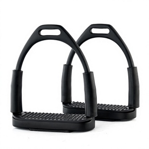 Estribos de Seguridad Ingleses de Alta Calidad y Resistencia, de Hierro, Articulados, Duraderos, con Base Antideslizante, Equipo de Equitación - Product Image 1