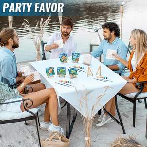 Kit de pintura en relieve de yeso DIY para niños, juego de manualidades de arte 3D hecho a mano con juguetes de dibujo fluido y herramientas de grafiti - Product Image 6