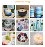 Cire de soja à forte concentration de parfum, cire végétale non toxique pour la fabrication de bougies DIY