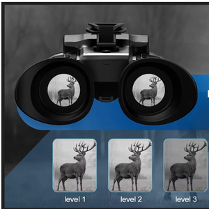 Binoculares de Visión Nocturna HD de Doble Pantalla DF 9155 con Telescopio Infrarrojo, Gafas Metálicas para Montar en la Cabeza para Comercio Exterior - Product Image 3