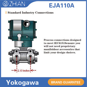 Yok ogawa 4 ~ 20mA Mess flüssigkeits-, Gas-oder Dampf pegel-, Dichte-und Druck messumformer EJA110A Differenz druckt rans mitter - Product Image 4