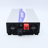 Convertisseur d'énergie DC-AC solaire 12V 24V 48V 72V 110V 220V à onde sinusoïdale pure 8000W monophasé/triphasé pour camion, camping-car, voiture