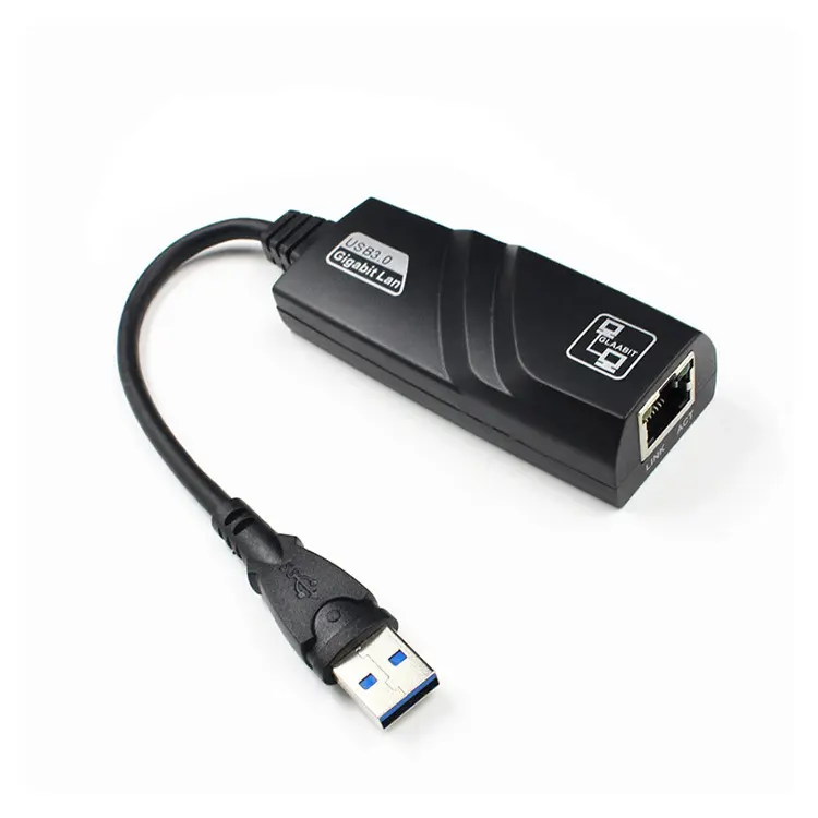 USB 3.0 to 10/100/1000Mbps Gigabit Ethernet RJ-45 LAN Network Adapter Laptop PC