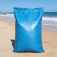 Sacs tissés en PP en gros 25kg 50kg, sacs d'emballage en polypropylène avec logo personnalisé pour riz, farine, maïs, aliments pour animaux, approvisionnement en vrac