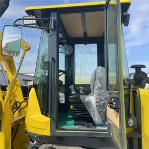 2023 Hot Sale Mini Traktor Bagger lader Erd bewegungs maschinen billigste kleine Bagger lader 4*4 kleine Farm Bagger - Product Image 5