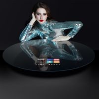 Espejo Inteligente para Baño VERCON, Espejo Android Redondo con Pantalla de 10 Pulgadas, Wifi, Bluetooth, Centro de Aplicaciones YouTube, Seguimiento de Salud, Diámetro: 700 mm