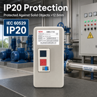 Démarreur magnétique SPX SMS-T10 certifié CE OEM 220V 1-1,5kW avec contacteur AC et relais thermique pour le contrôle des pompes à eau
