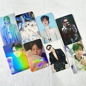 Manufacture Clear Holographic Card Protector Inner Sleeves Credit Game Card Holder For KPOP Idol Card
