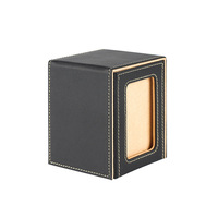 Boîte de rangement magnétique pour cartes en cuir PU, vente chaude OEM, 100+ cartes, pour jeux de cartes Magic, Yugioh, MTG, TCG, avec logo personnalisé