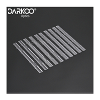 Degré Lumières Led Lentilles Éclairage Pc Lentille pour Extrudé 10 Optique Pc Lentille avec Grille Asymétrique 30w Linéaire Pc Lentille