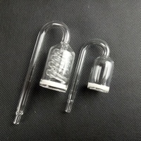 Diffuseur de CO2 en verre et tube en forme de U de 15 cm de long, accessoires de haute qualité pour aquarium