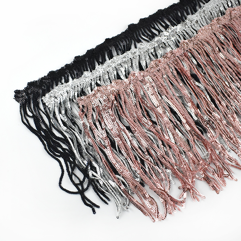 Meetee RC427 17 см блестящие кружевные аксессуары для костюма блестящие юбки для латиноамериканских танцев материал для отделки бахромой ткань Декор кружево с кисточками