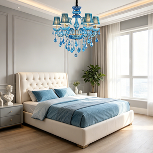 <span class=keywords><strong>Lampadario</strong></span> in Cristallo Rosso e Blu, <span class=keywords><strong>Lampadario</strong></span> in Cristallo K9, <span class=keywords><strong>Lampadario</strong></span> <span class=keywords><strong>Moderno</strong></span> per Soggiorno, Lampadari per Eventi - Product Image 2