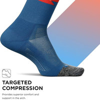 Chaussettes en nylon anti ampoules personnalisées de haute qualité Performance Impact Mini Crew Chaussettes