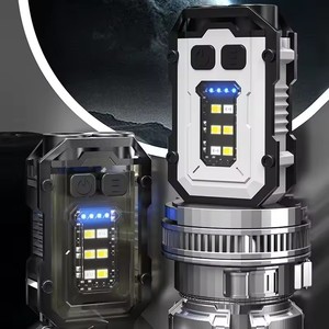 Super Bright LED EDC Mini Keychain Flashlight USB Rechargeable ABS Emergency Camping <strong>Lantern</strong> Multifunctional <strong>Torch</strong> - Product Image 4
