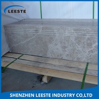 Pas cher poli gris marbre d'escalier bullnose granit carrelage