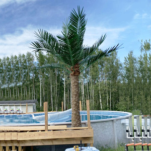 Cây Giả Trang Trí Ngoài Trời Cỡ Lớn Cây Dừa Nhân Tạo Cây Cọ Hoàng Gia - Product Image 1