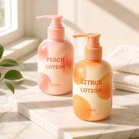 Botol Pompa Lotion Kemasan Perawatan Rambut, Sampo, Kondisioner, Sabun Mandi Isi Ulang Kosong 250ml dengan Label dan Logo Kustom