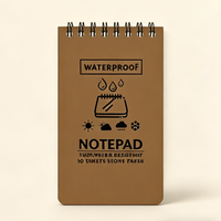 Carnet de poche personnalisé avec logo imprimé, reliure spirale, agenda personnalisé, format portable, pour usage quotidien, cadeau, PP