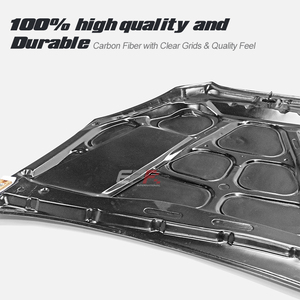 ฝากระโปรงหน้าคาร์บอนไฟเบอร์สีดำแบบ Bolt-On สำหรับรถยนต์ฮุนได คูเป้ โรเฮนส์ เจเนซิส ปี 2013-2015 มาตรฐาน EPA-S - Product Image 5