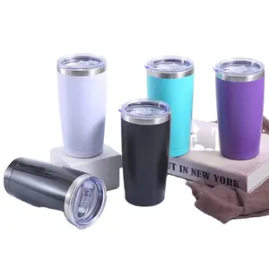 Sublimasi Kurus Lurus 20Oz Kosong Satu Per Tumbler Terisolasi Dinding Ganda