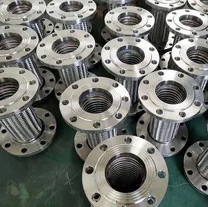 SUS 304/316L chống ăn mòn kết nối mặt bích thép không gỉ ống kim loại linh hoạt