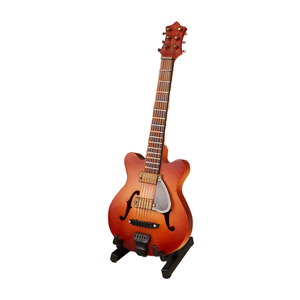 Modelo de Marimba de madera en miniatura Konka Tambor Africano adorno de guitarra pequeña mandolina en miniatura antiguo Piano órgano modelo de música regalo - Product Image 3